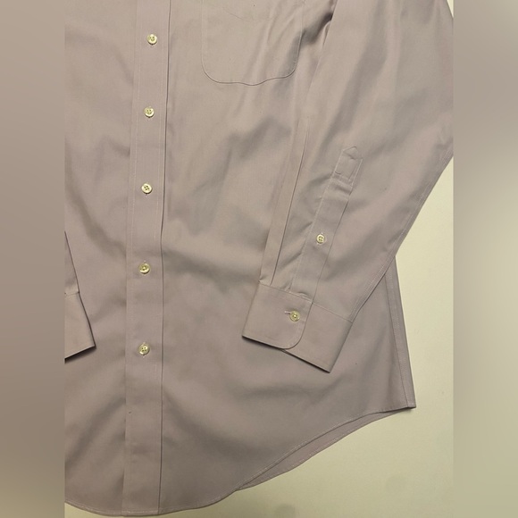 Jos A Bank Travelers Collection Button Down Shirt Purple 15.5 - Picture 2 of 5